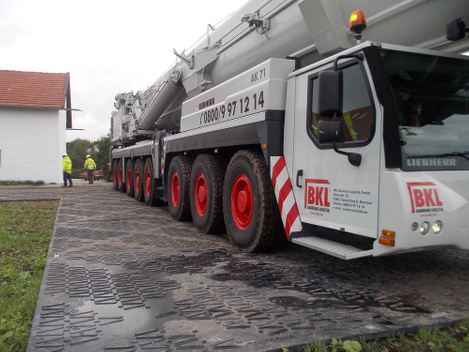 Ground Protection Mat Application