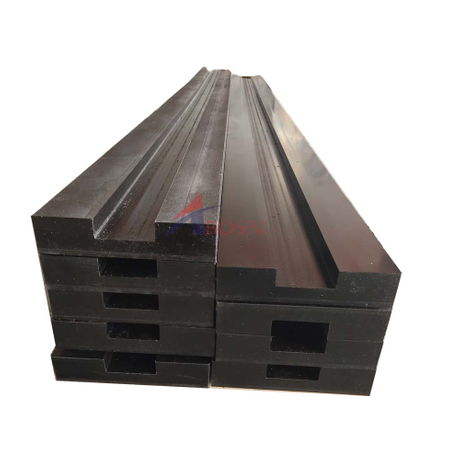 PE500, PE1000 Self-lubricating Plastic Non Standard Curved Guide Rail