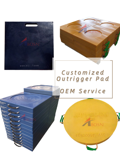 Polyethylene Outrigger Pads, Spreader Plates And Crane Mats