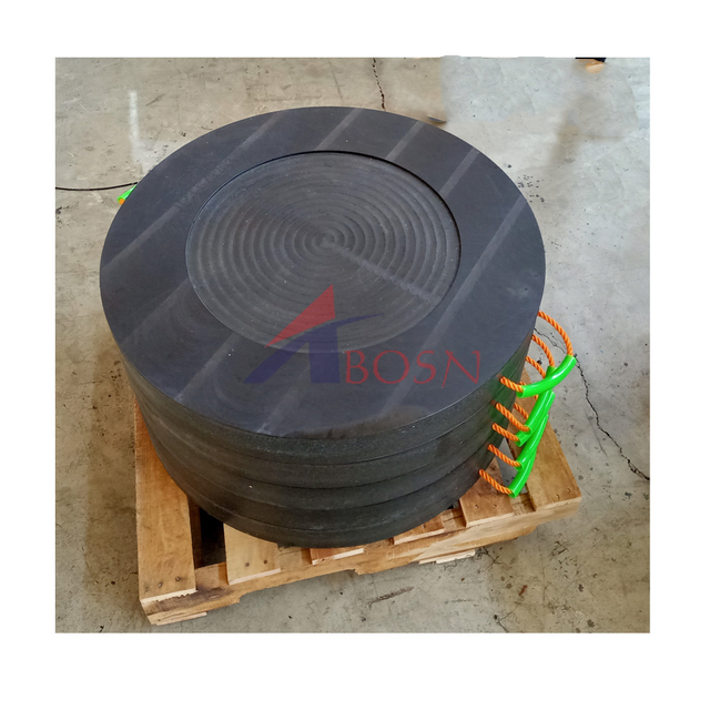 Black Plastic Stable Support Crane Outrigger Pads