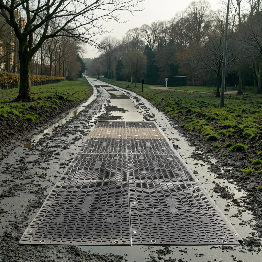 HDPE UHMWPE Ground Protection Mat