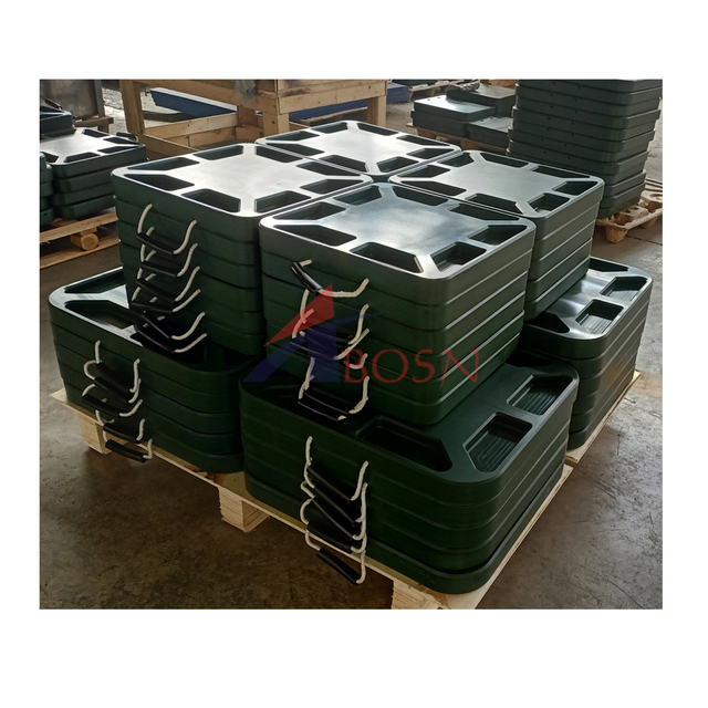 Plastic Special Shape Non Standard Outrigger Pads Cribbing Pads