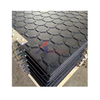 Plastic Ground Construction Mats With Hexagon Large Pattern 