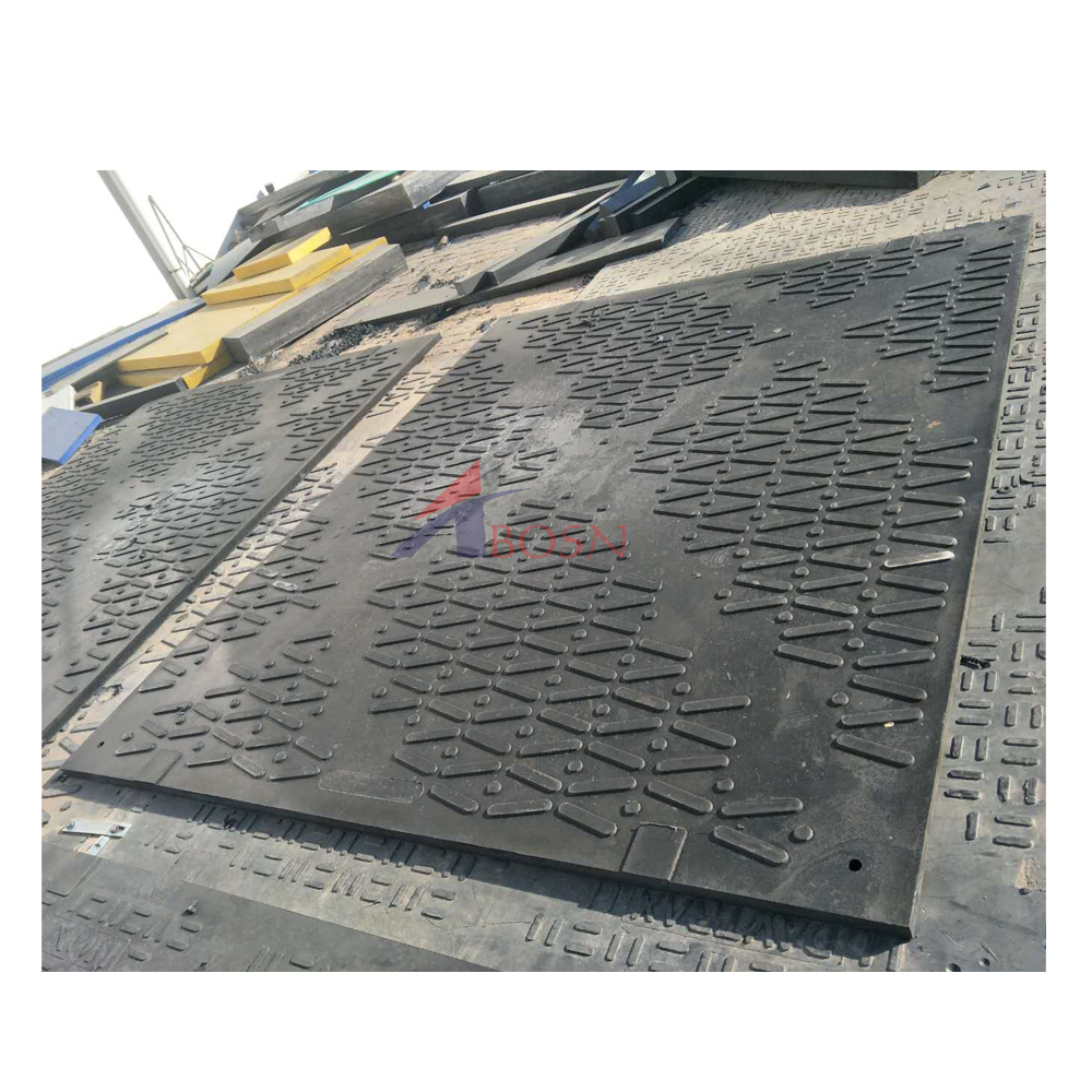 Large Size 4550x2050mm Pressed Mobile Ground Protection Mat, Plastic Pavement Slab