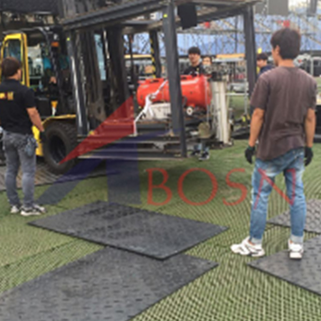 Construction Use Plastic Mobile Temporary Ground Mat 