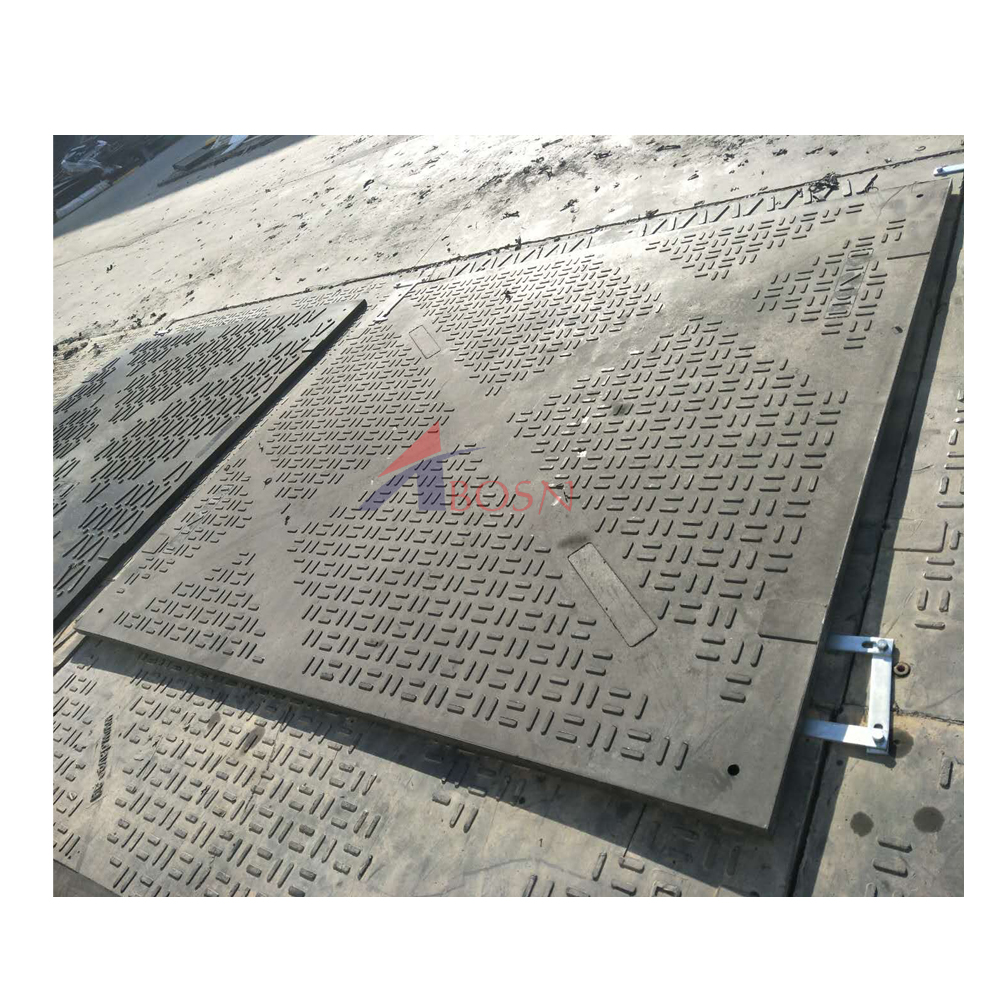 Large Size 4550x2050mm Pressed Mobile Ground Protection Mat, Plastic Pavement Slab