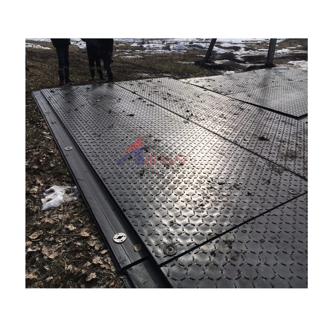 Hollow Plastic Light Weight 88mm Thickness Ground Protection Mat